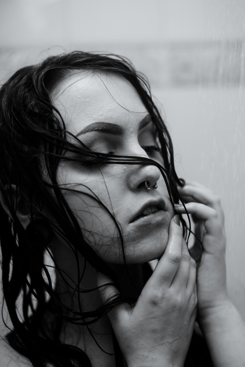Dusche Shower Wasser Portrait